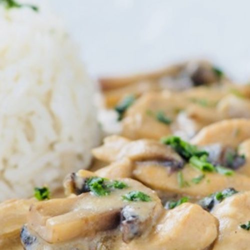 Geschnetzeltes mit Reis - perfekt fürs Buffet